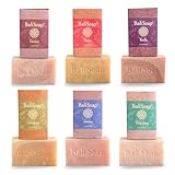 Bali Soap - Natural Soap Bar Gift Set, Face Soap or Body Soap, 6 pc Variety Soap Pack (Coconut, Papaya, Vanilla, Lemongrass, Jasmine, Ylang-Ylang) 3.5 Oz each
