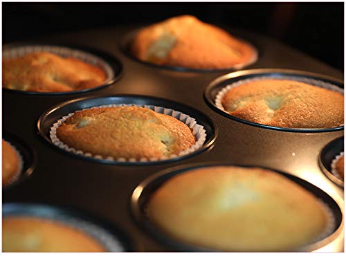 Non-stick Muffin Cupcake Pan for Baking Jumbo Donut Cake Molds Tins Tray Set Bakeware Dishwasher Microwave Safe