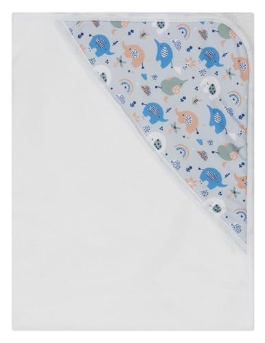 Image of Hooded Baby Towels 3-Pack - Soft Baby Bath Towels with Hood for Newborns & Toddlers, Baby Hooded Towel Set, 30 inch x 26 inch (Little Trunks)