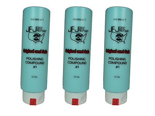 3 Pack Original JFJ Polish Compound #1 12oz (Blue)