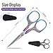 Small sharp scissors-Glexal 5 Inch Precision Scissors-2 pack,razor Sharp Blade Shears for craft embroidery sewing school office cutting…