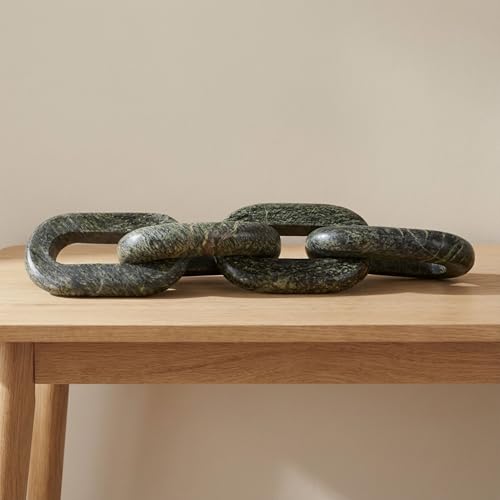 Marble Modern Decorative Chain Accent for Table Top & Shelf