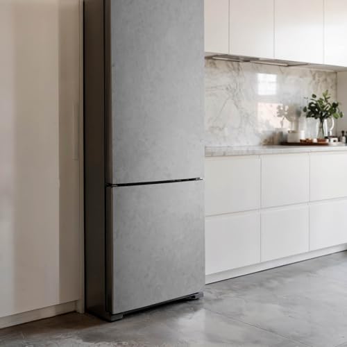 Autocollant réfrigérateur texture pierre 60x205 protection étanche décorative