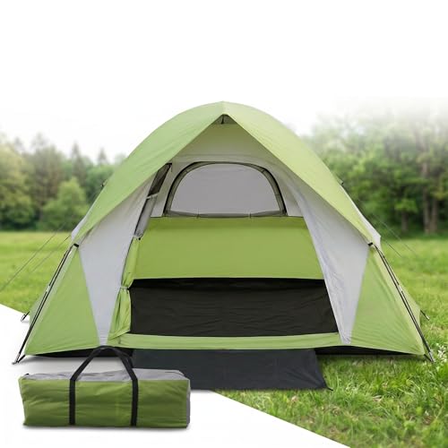 XL Camping Tents 4/6 Person Waterproof Double Layer...