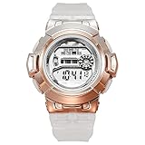 Trailrest Relojes Inteligentes Hombre Deportivo Alarma Led electrónica Modo de Reloj para Mujer Reloj Iluminado Reloj Digital Deportivo Reloj Inteligente Reloj Inteligente Hombre (A, One Size)
