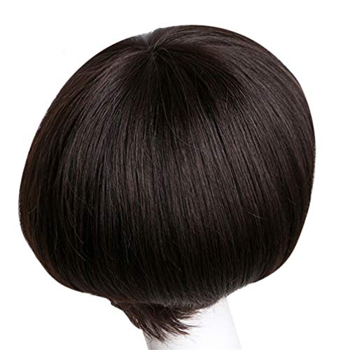 Perruque brésilienne de cheveux synthétiques bob contre les coiffures qui glissent - 5
