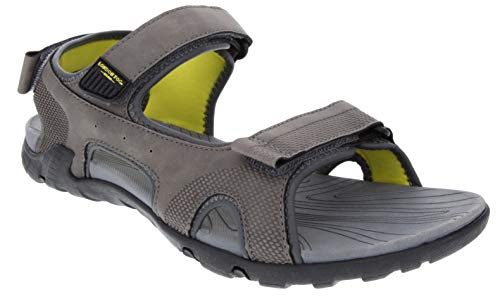 LONDON FOG Mens Sailor Fisherman Sandals Grey 10 M US