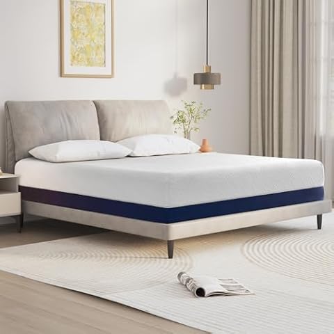 Twolike 14 inch Full Size Memory Foam Mattress in a Box，Medium Cover
