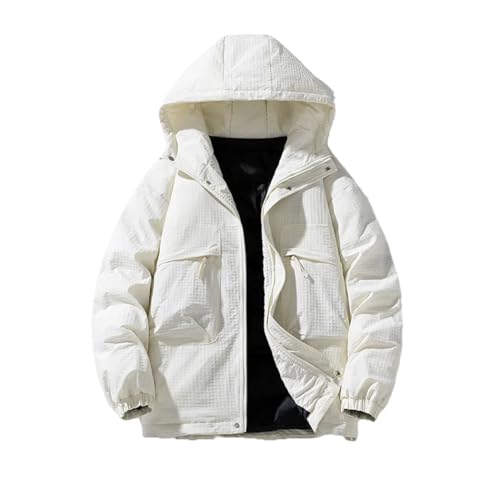 Veste d'hiver coupe-vent pour homme contre le froid parka en coton