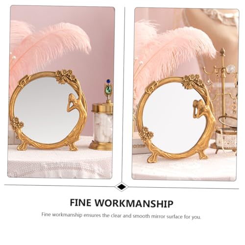 Miroir de table rétro pour corriger le manque de lumière sur coiffeuse - 4