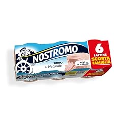 Nostromo - Tonno al naturale, 6 lattine da 70gr. Meno dell'1% di grassi, senza conservanti
