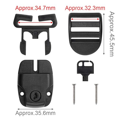 Miniatura 2 de Yeamlte Clips Para Cubierta De Bañera De Spa, 4 Pcs Clips Para Cubierta De Spa, Clips De Repuesto De Bañera De Hidromasaje Con Llaves Y Herrajes, Para Cubierta De Spa De Piscina