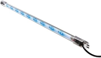 Elive Tube LED Aquarium Fish Tank Light, 10x Longer Lifetime Than Standard Lamps, T-5 and T-8 Fluorescent Lamp, 14 LEDs, 18 Inch, 3.0 Watt, Lunar Blue