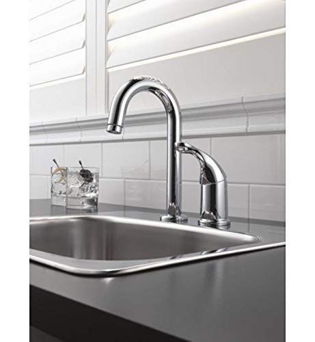 Delta Faucet Bar Faucet Brushed Nickel, Bar Sink Faucet Single Hole, Wet Bar Faucets Single Hole, Prep Sink Faucet, Faucet For Bar Sink, Kitchen Faucet, Stainless 1903-Ss-Dst #TOP2