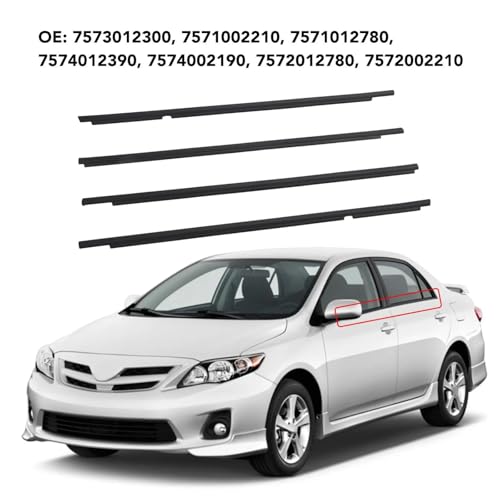 Joint d'étanchéité de vitre premium compatible Toyota Corolla 7573012300 - 3