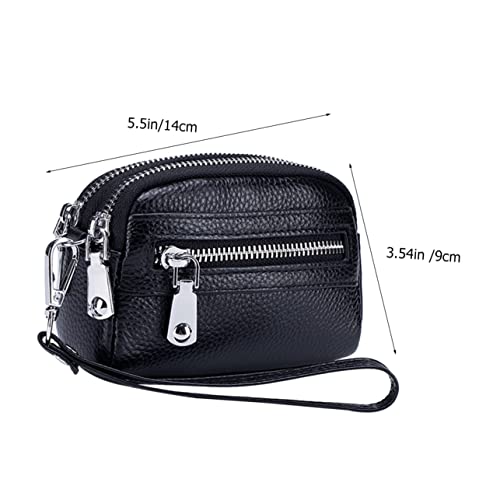 Double Zipper Wallet for Women Versatile Coin Storage Pouch Convenient Card Bag Portable Cash Holder for Daily Use Travel Shopping and Gifting2
