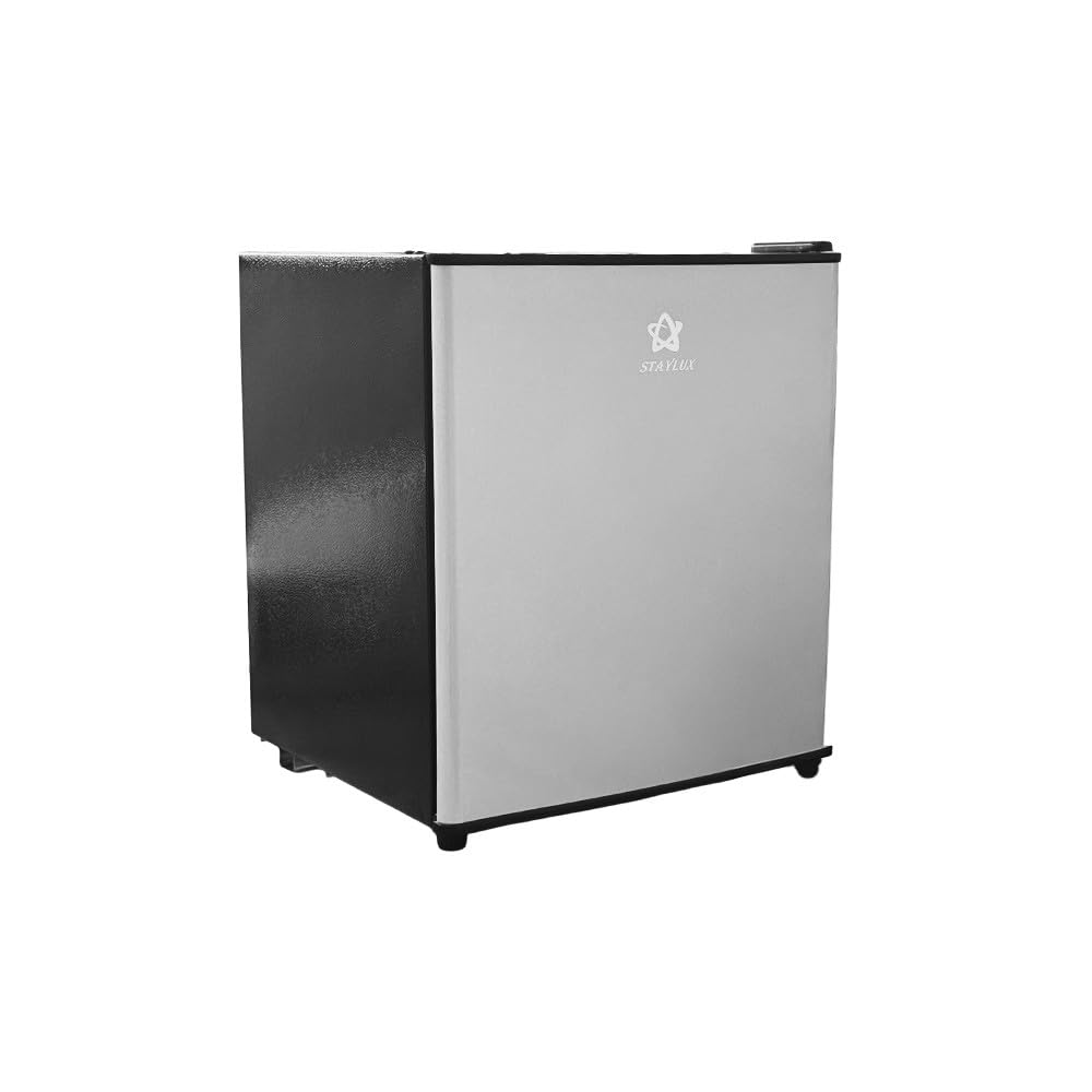 Mediawave Store – Mini Frigorifero 45 Litri con Scomparto Refrigerante Frigo Bar Piccolo per Camera Hotel e Ufficio MiniFrigo Silenzioso con Porta Reversibile (Grigio)