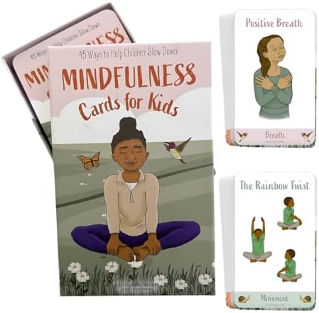 Mindfulness Cards for Kids, Meditation and Brain Focus for Yoga C...