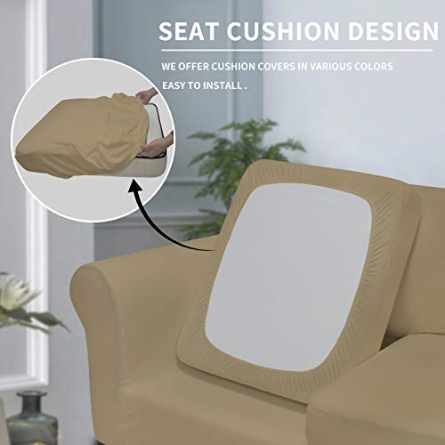 Image of Easy-Going 4 Pieces Oversized Stretch Couch Cover for Dogs Washable