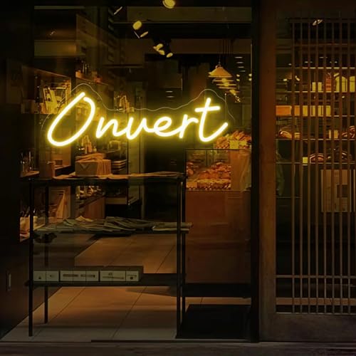 Ouvert Enseigne néon lumière ouvert affaires