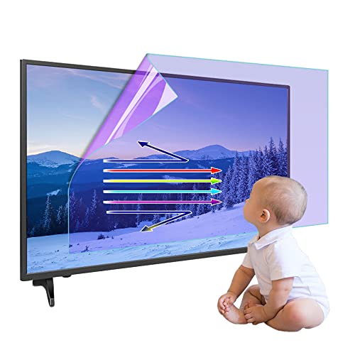 JANEFLY 55-75 Inch TV Anti Blue Light Screen Protector Anti Glare Film Filtering Out Harming Blue Light for TCL/Samsung/Toshiba/Sony/LG... / 70in 1538x869mm