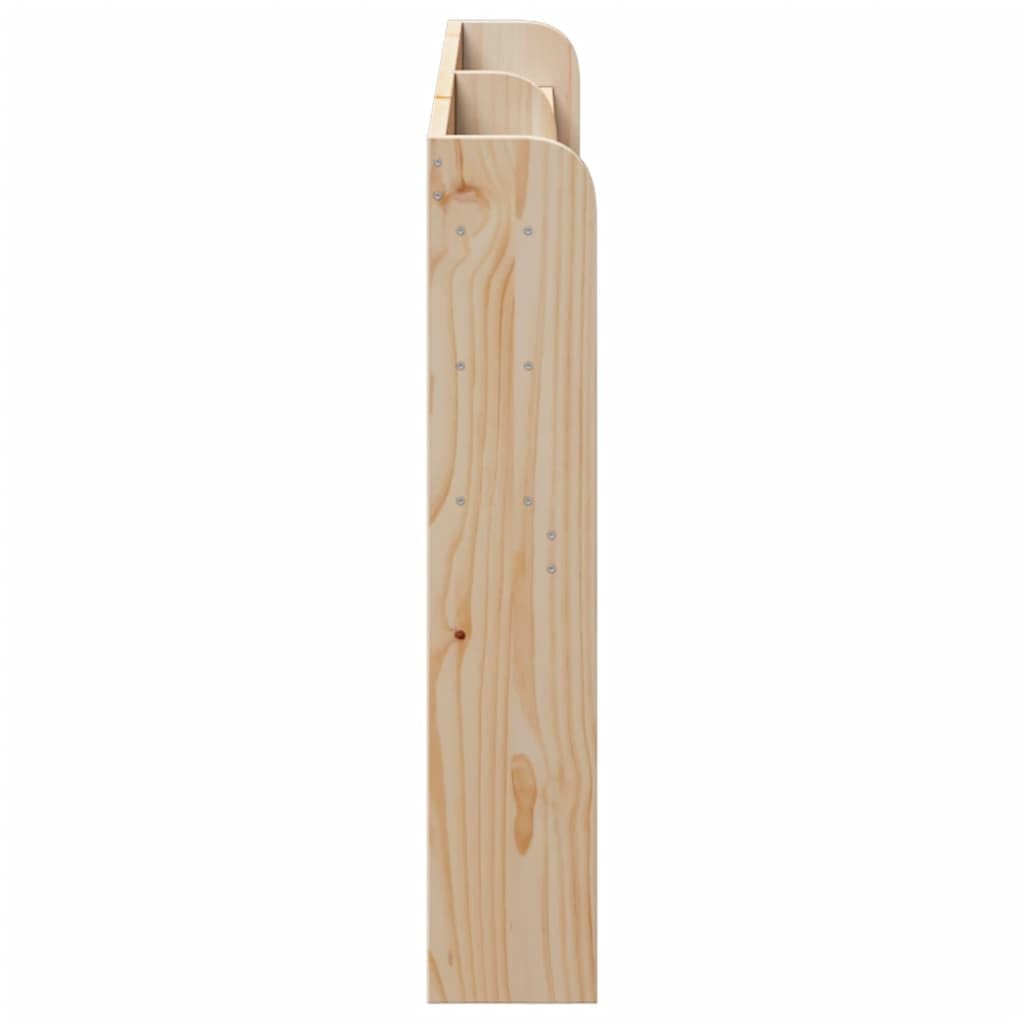 Refined Cabecero de Cama con estantes Madera Maciza de Pino 135 cm