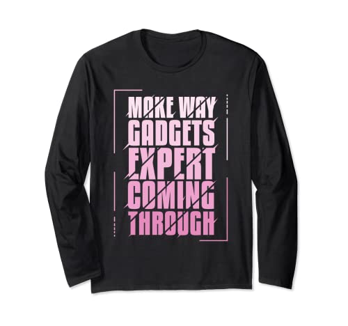 Gadgets Expert Lustig Langarmshirt