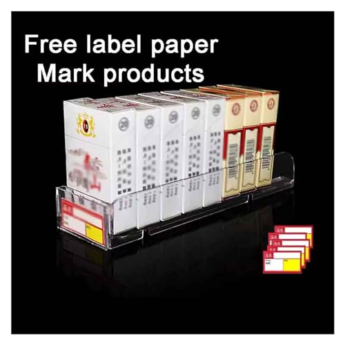 Expositor de cigarrillos compacto de 6cm para evitar el desorden en barras de cobro 4
