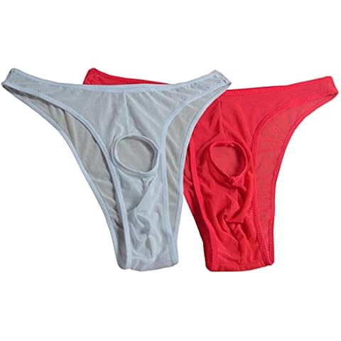 VemeFufu Men's Funny Open Front Thong Cover