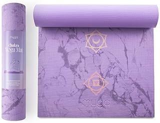 6mm Printed Yoga Mat - Non-Slip Exercise Mat for Men & Women - Thick & Comfortable for Yoga, Pilates & Meditation - Lightweight & Durable for Home, Gym & Travel - 173cm x 61cm