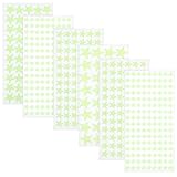 Abaodam 514 Stück Leuchtsterne Aufkleber für Kinderzimmer Selbstklebende Sternenaufkleber aus Sicherem Papier Kleine Sterne für Decken und Wanddekoration im Dunkeln Leuchtend Langlebig