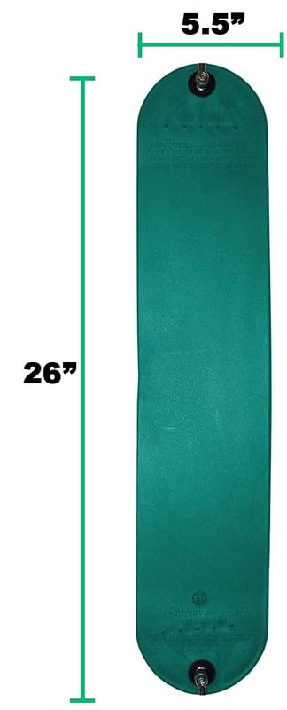 Image of Flexible Swing Seat Set for Kids /Adults Outdoor Park Garden Tree Backyard with Meter Plastic Coated Chain, Weight Support Upto 150kg, (2 Meter, Green)