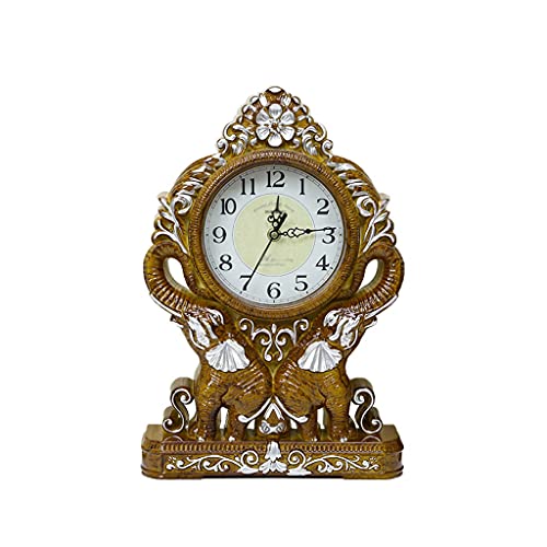 Relógio de mesa vintage Relógio de relógio mudo relógio de mesa de mesa de mesa de mesa enfeites de