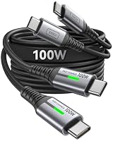 INIU USB C Kabel, 1m+1m 100W PD Schnellladekabel USB C auf USB C Ladekabel – Ansicht 1