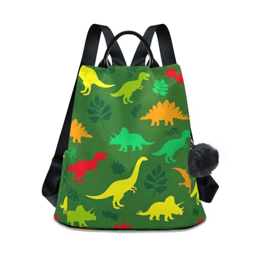 Mochila de dinosaurios antirrobo para mujer que evita hurtos en el transporte y viajes urbanos