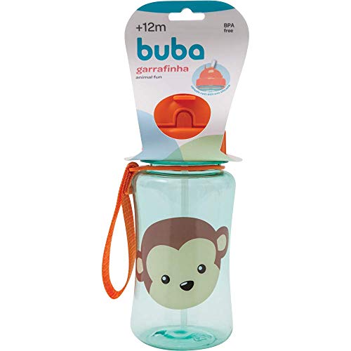 Buba Garrafinha Animal Fun - Macaco Colorido