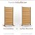 6.1ft H x 3.1ft W (1 Panel) Freestanding or Surface Mounted Enclo Privacy Screen, Wood Fence Screen, Outdoor or Indoor Decorative Privacy Panel, Great for Balcony, Patio, Deck, AZ18031