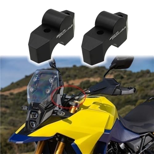 Evite fatiga con la abrazadera manillar V-Strom 800 DE que soluciona la postura baja de moto 2