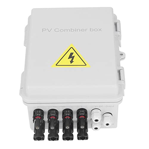 AKLOSIPY - AKLOSIPY 4 String Solar Combiner Box with 10A Rated, 63A Circuit Breakers, and for PV Systems