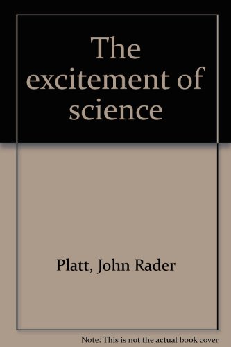 The excitement of science B0007DO1UU Book Cover