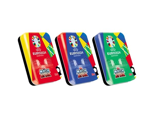 Match Attax Topps UEFA Euro 2024 Alemania Trading Cards 1x Mini Tin Set Las 3X Mini Tins Diferentes