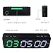YZ Mini Gym Timer, Magnetic LED Interval Timer, Long Stand-by Battery Powered Gym Wall Clock, Countdown/Up Stopwatch USB Rechargable, Portable for Workout Home Gym Garage Fitness(M,Bluetooth)