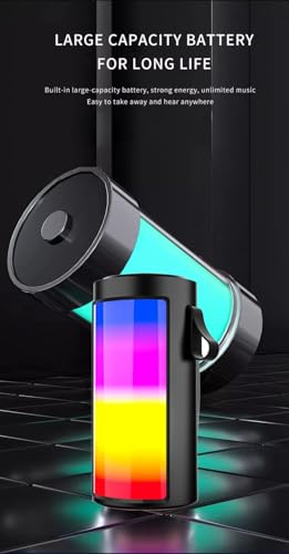 Image of RGB Wireless 5W Bluetooth Speaker with Mic & 8 Hrs Playtime, HD Surround Sound and Rich Bass, Also Support Call Function for Android & iOS