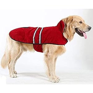 Regenjassen voor honden Huisdierproducten Hondenregenjas Grote hondenregenjas Waterdichte jas Warme hondenkleding Reflecteer hondenjas Huisdierregenjas-Navy_Xl