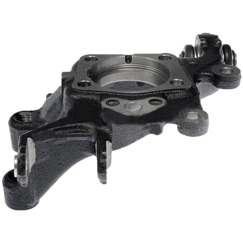 Image of Detroit Axle - Rear Right Steering Knuckle for Toyota 2006-2018 RAV4 2015-2019 Lexus NX200t NX300 NX300h, Passenger Side Steering Knuckle Assembly 2016 2017 2018 Replacement
