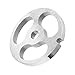 #12 Stainless Steel Meat Grinder Plate Discs Blades for FGA Food Chopper and Hobart, LEM, Cabelas, Weston, MTN Meat Grinders,Cutting Disks Heavy Duty