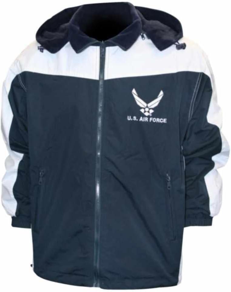 Mitchell Proffitt Men's US Air Force Fleece Jacket Reversible