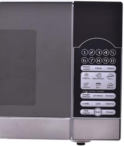 Close-up of Galanz Microwave Oven control panel