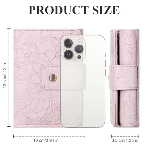 Image of SENDEFN Wallets for Women Trifold Ladies Wallet Credit Card Holder Coin Pocket with ID Window