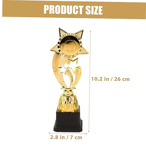 ABOOFAN 5Pcs Troféus Estrela Vencedor Recompensas Cerimônia Favores Aniversário Troféu Competições C